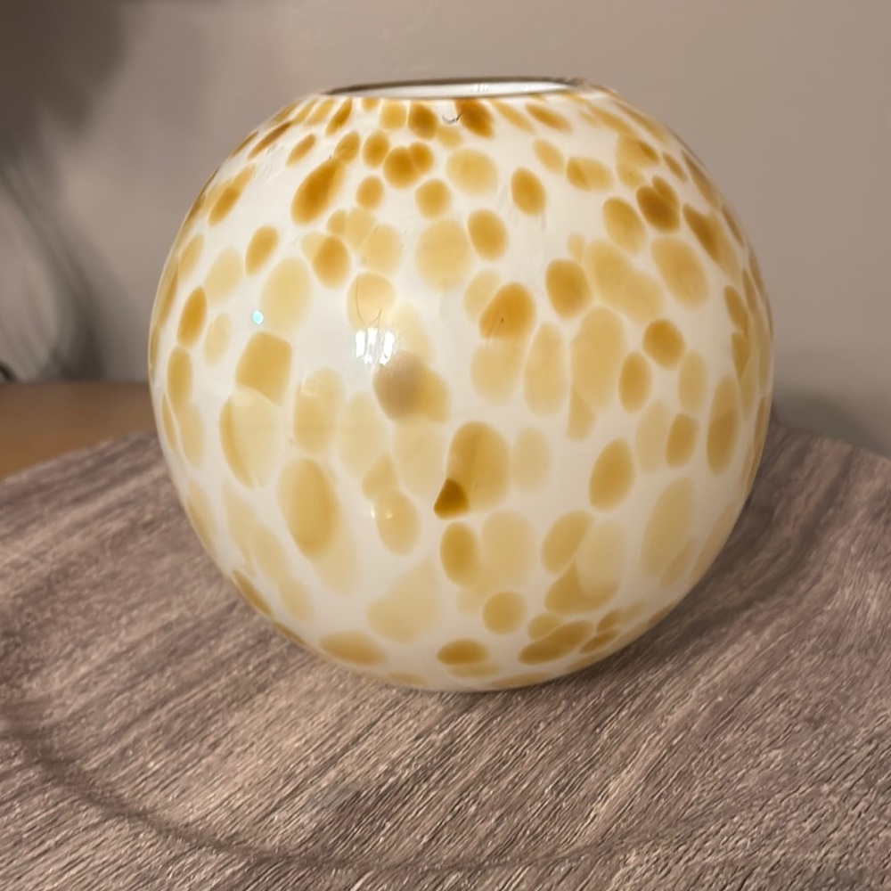 Round Speckled Vase